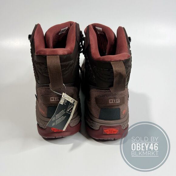 VANS MTE Crestline GORE-TEX Boots Bitter Chocolate Brown GTX Men's Size 10 - Picture 7 of 7